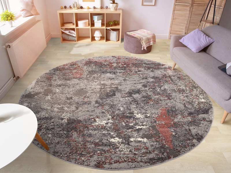 Kruhový koberec alebo okrúhly koberec
